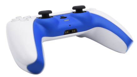 Náhradní kryt pro ovladač PS5 - modrá s kloboučky