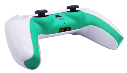 Náhradní kryt pro ovladač PS5 - zelená s kloboučky