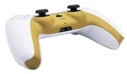 Náhradní kryt pro ovladač PS5 - písková žlutá s kloboučky