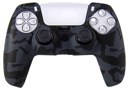 Silikonový obal pro ovladač PS5- BLACK CAMO