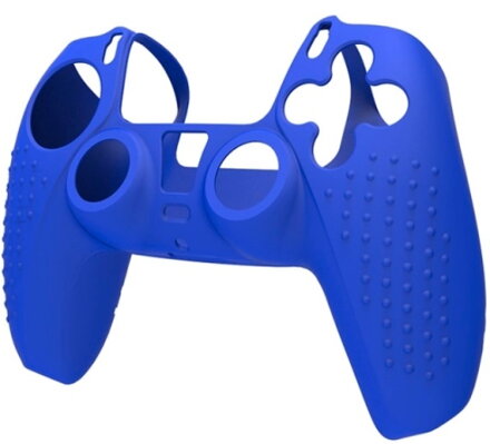 Silikonový obal pro ovladač PS5 modrý + kloboučky