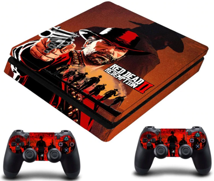 PS4 Slim polep Red Dead Redemption 2 V5