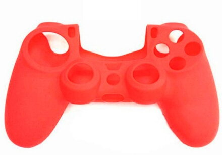 Silikonový obal PS4 červený
