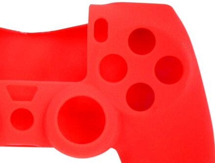 Silikonový obal PS4 červený