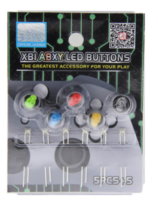 Led sada pro ovladač Xbox One - Skull  Ghost edice