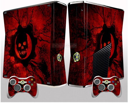 Xbox 360 slim polep Gears Of War