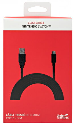 Nabíjecí kabel USB-C pro Nintendo SWITCH 3m