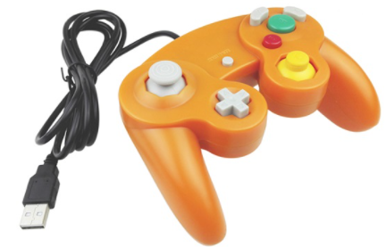 USB Gamecube kabelový ovladač pro PC - oranžový