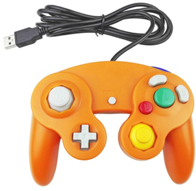 USB Gamecube kabelový ovladač pro PC - oranžový