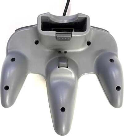 USB N64 Design PC ovladač - šedá