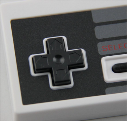 USB NES PC Ovladač - bílý