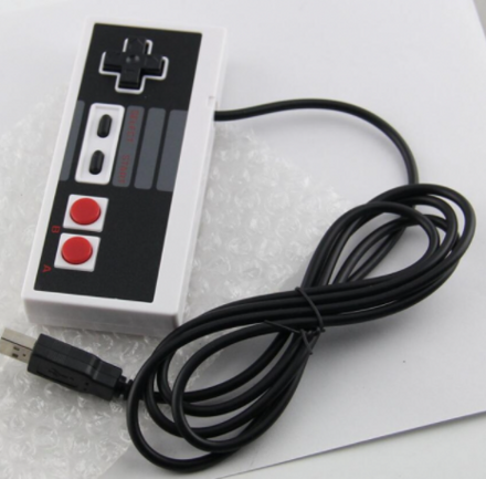 USB NES PC Ovladač - bílý