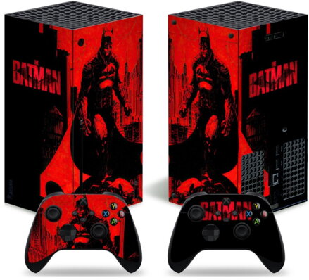 Xbox series X polep Batman Red