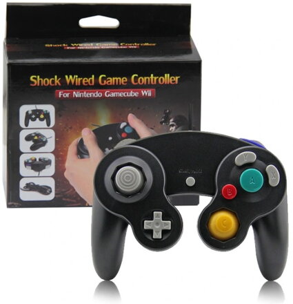 Gamecube ovladač černý