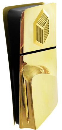 PS5 Slim Disk kryt konzole ECHT GOLD electroplated