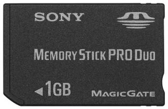 Sony Memory Stick PRO DUO 1GB Mark2 
