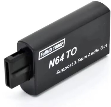 Nintendo N64 Hdmi převodník + 3,5 mm audio ( Up Scaler 1080P)