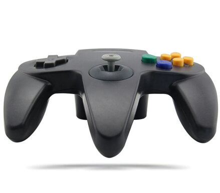 N64 černý ovladač