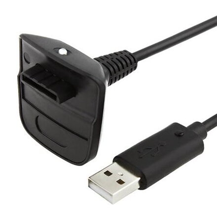 XBOX 360 nabíjecí kabel černý