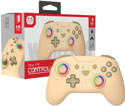 Nintendo Switch bezdrátový ovladač béžový RGB