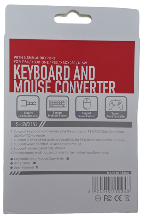 Nintendo Switch USB HUB  pro klávesnici a myš