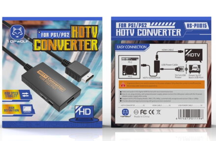 Playstation PS1/PS2 HDMI převodník