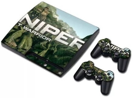 PS3 Slim polep Sniper Warrior