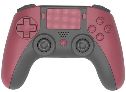 PS4 bezdrátový ovladač červeno-černý