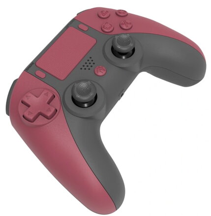 PS4 bezdrátový ovladač červeno-černý