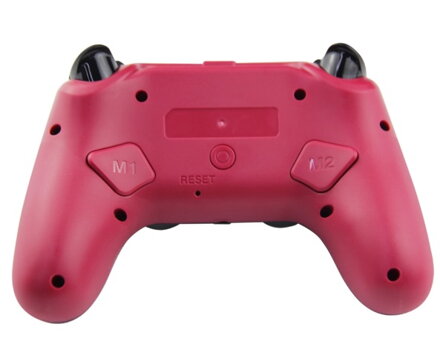 PS4 bezdrátový ovladač červeno-černý