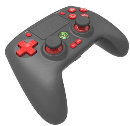 PS4 bezdrátový ovladač černo-červený