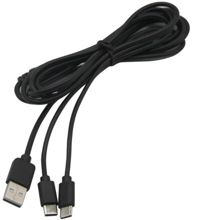 PS5 nabíjecí kabel ovladače USB-C 2 m duální