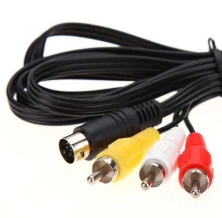 Sega Genesis 1/2 AV kabel 9pin