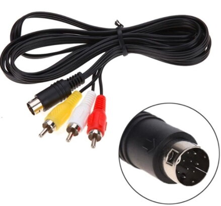 Sega Genesis 1/2 AV kabel 9pin