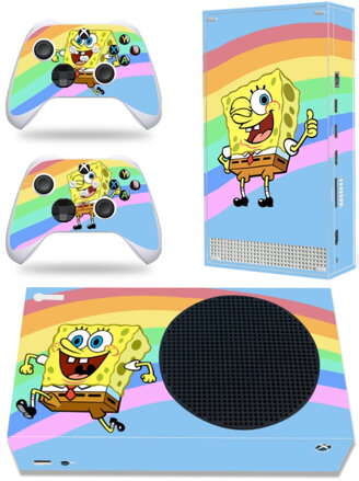 Xbox Series S polep Sponge Bob