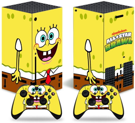 Xbox series X polep Sponge Bob