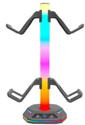 Stojánek pro ovladače a sluchátka RGB 