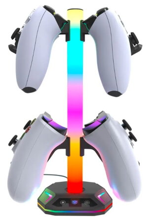 Stojánek pro ovladače a sluchátka RGB 