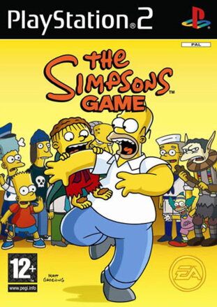 PS2 The Simpsons Game ( stav B )