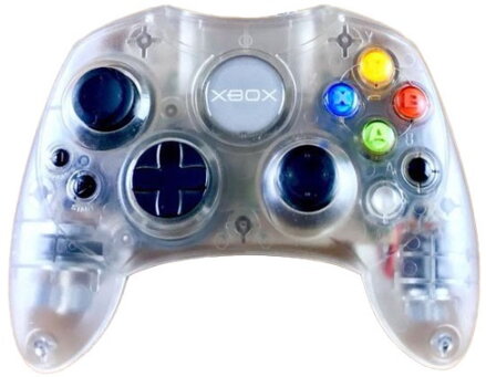 XBOX Original Clear Limited + 2x ovladač