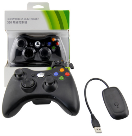 Bezdrátový ovladač XBOX 360 / PC 2,4 GHz černý