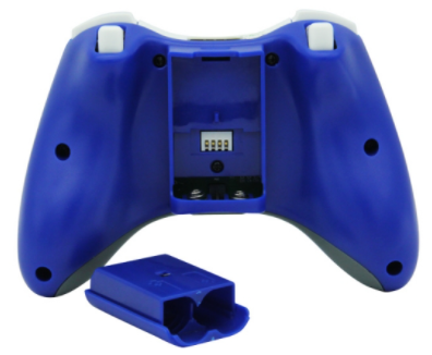 Bezdrátový ovladač XBOX 360 / PC 2,4 GHz modrý