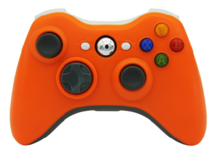 Bezdrátový ovladač XBOX 360 / PC 2,4 GHz oranžový
