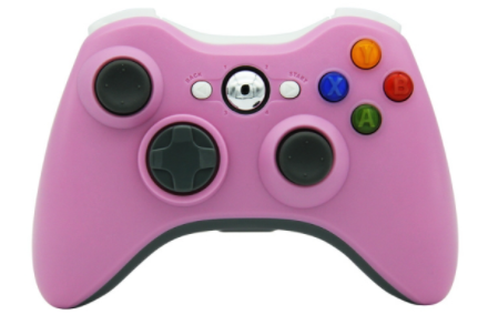 Bezdrátový ovladač XBOX 360 / PC 2,4 GHz růžový