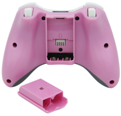 Bezdrátový ovladač XBOX 360 / PC 2,4 GHz růžový