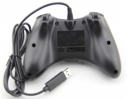 USB kabelový ovladač pro PC - černý 