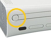 XBOX 360 open button bílý