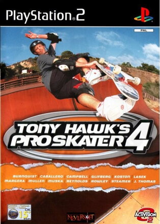 PS2 Tony Hawk´s Pro Skater 4