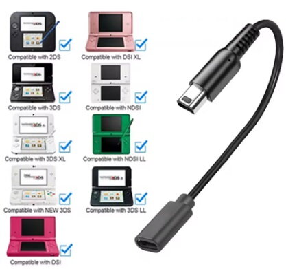 USB-C redukce pro od DSi až po New 3DS XL