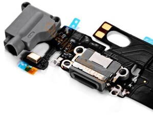 iPhone 6 nabíjecí konektor se sluchátkovým jackem a mikrofonem, šedý
